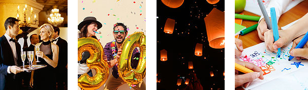 Photos of invites for special occasions